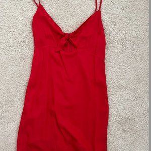 Mini Red Dress